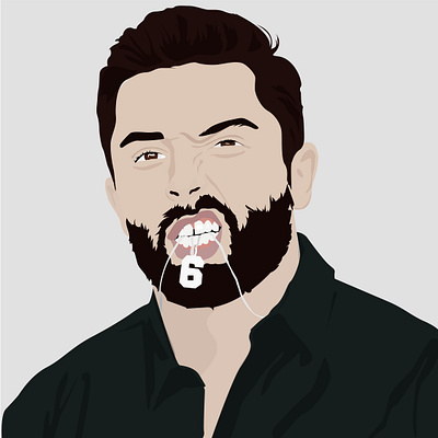 Wake & Baker baker mayfield football gq illustration sports vector