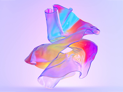 Glass Cloth Visual Experiment 3d ae aftereffects animation artwork c4d cloth colorful design glass illustration loop motion nft render simulation ui visual art vividmotion