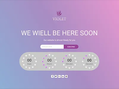 Coming Soon logo ui