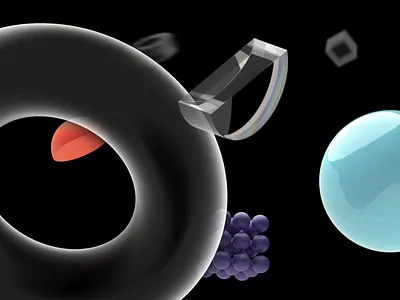 3D Parallax Shape Motion 3d abstract animation circle motion motion design parallax shape space sphere