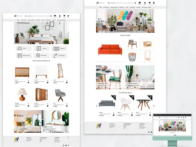 Maynooth Homepage & Most Popular Products adobe adobe xd design ecommerce furniture prototype site ui ui design uidesign user experience user interface ux uxdesign web web design web site webdesign website xd