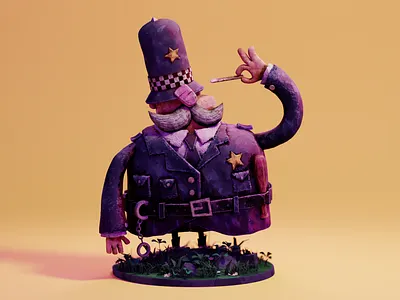 British Policeman Illustration (Stylized 3d illustration) 3d 3dart british characterdesign illustration policeman stylized texture weirdnose