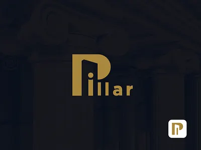 Pillar wordmark logo branding bridge logo coloring logo creative logo design illustration letter p bridge logo letter p logo letter p pilar logo letter p wordmark logo logo minimal minimalist p logo pillar logo typography ui ux vector