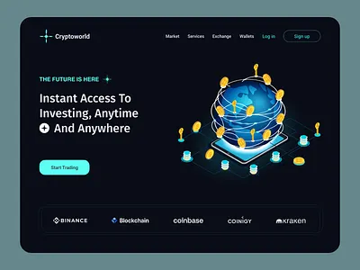 Cryptocurrency Landing Page bitcoin bitcoin exchange bitcoin wallet blockchain crypto crypto exchange crypto market crypto trading crypto wallet cryptocurrency cryptocurrency landing page ethereum exchange trading trading crypto currency website
