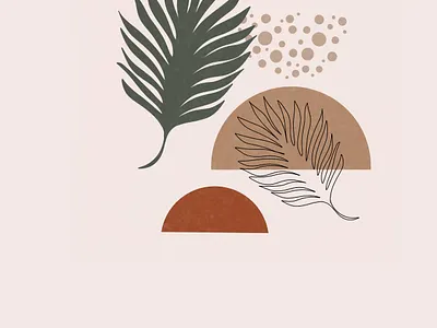 Sunny day boho art boho cover branding cover design design drawing illustration logo minimalistic sunny day