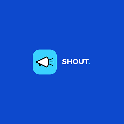 Shout chat app - Day 39 of #dailylogochallenge branding dailylogochallenge design dlc graphic design illustration logo vector