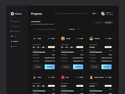 Defi Launchpool blockchain crypto defi dex launchpad launchpool liquidity pool web3