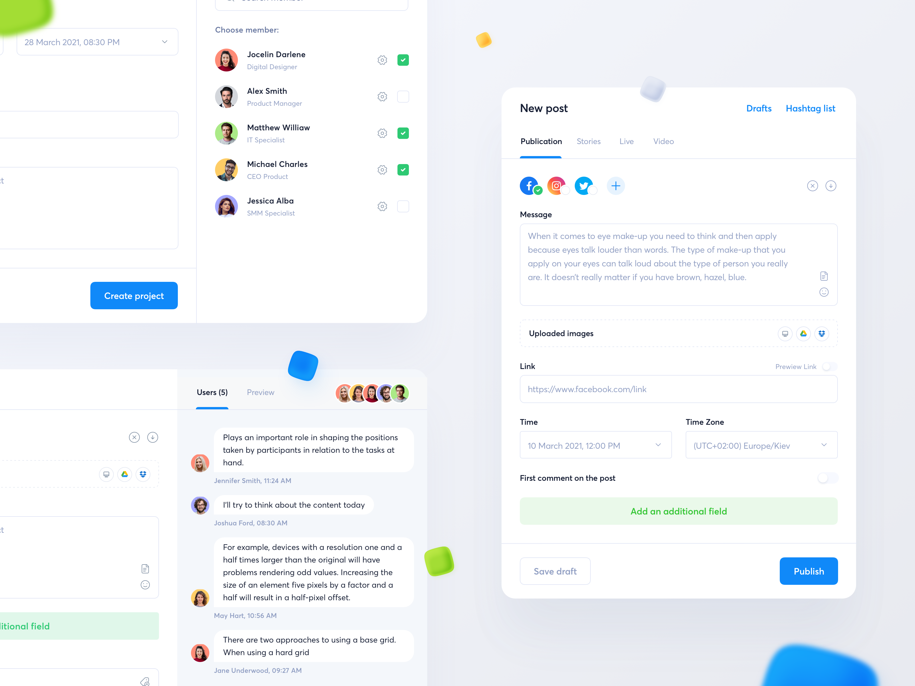 Example of Concept Web Application Design