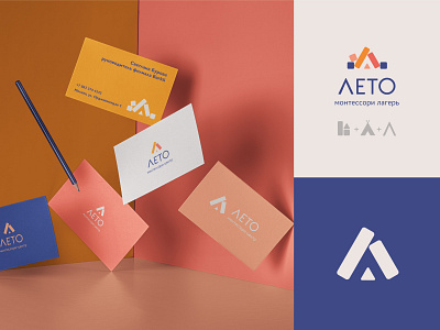 Logo for kids camp design dribbble kids logo negative space