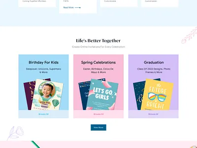 Evite Website Enhancement! card celebration customized design greetingcard inspiration invitation logo modern photoshop trending ui uidesign userinterface ux website wedding