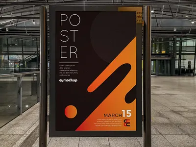 Free Poster PSD Mockup best free free mockup latest mockup poster psd psd download psd mockup