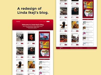 Linda Ikeji branding design graphic design ui ux