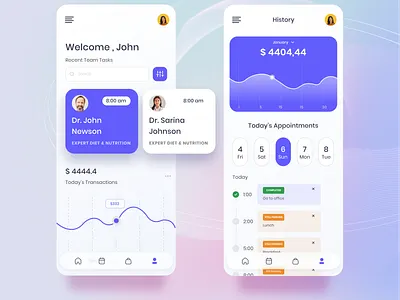 Doctor Appointment App android app branding figma ios logo prototype ui ux wireframe