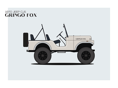 The Gringo Fox automobile car design graphic design illustration jeep
