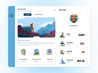 Best Activity Dashboard Design [Based On Modern Trends of 2022] activity dashboard colorful design dashboard dashboard design design design 2022 design inspiration designer trending design