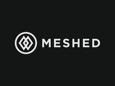 Meshed branding design graphic design illustration lacrosse logo mesh typography