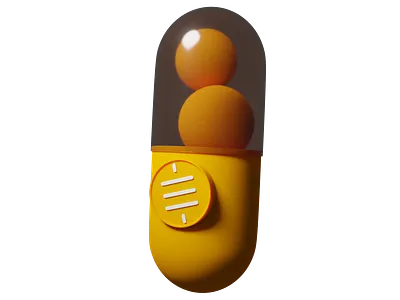 Satoshi Pill 3D Asset 3d 3d asset 3d model 3d modeling 3d rendering blender design pill satoshi