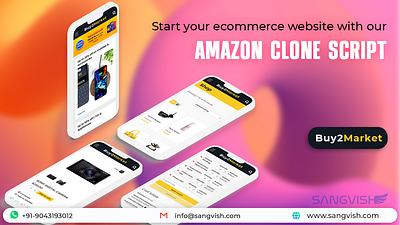 Sangvish - Amazon clone script amazonclone b2c business businessdevelopment clonescripts ecommercebusiness marketplace onlineshopping sangvish