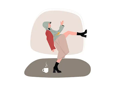 Woman model at photoshoot art branding clothing store coat coffee design fashion fashion designer fashion magazine illustration model photo photosession style vector woman