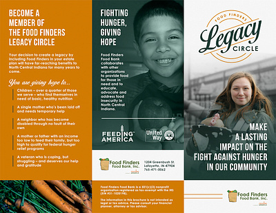 Food Finders Legacy Circle - Branding + Brochure branding design graphic design layout design logo print typography vector