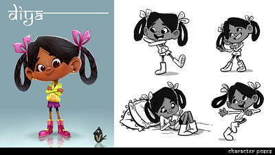 Diya character characterdesign design graphic design illustration print visualdevelopment