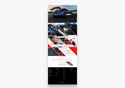 Lexus Motorsport Landing Page landing page lexus racing ui ux