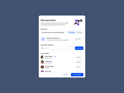 Share your project modal adobe xd branding design illustration logo typography ui ui design india ux vector