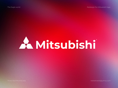 Redesign logo concept for Mitsubishi. a b c d e f g h i j k l m n abstract app branding design ecommerce icon identity logo logo designer mitsubishi monogram o p q r s t u v w x y z rebranding redesign vector