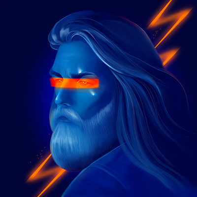 Zeus art design graphic design illustration nft