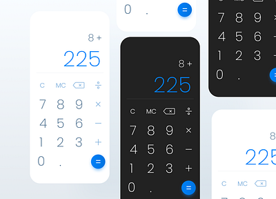 Calculator - DailyUI #004 android app calculate calculator design ios tools ui ux
