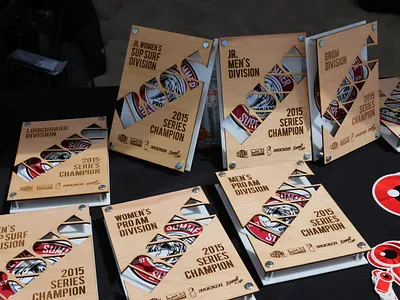 2015 RSSS Season Championship Trophies branding design graphic design logo typography