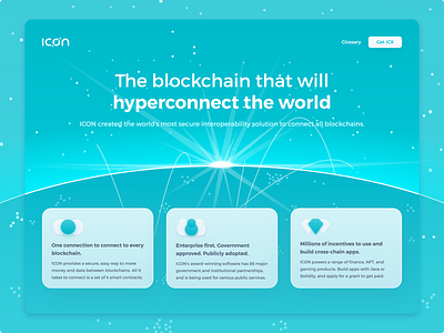 WhyICX | Hero section blockchain branding content design crypto design hero interface marketing minimal onboarding ui web web design website
