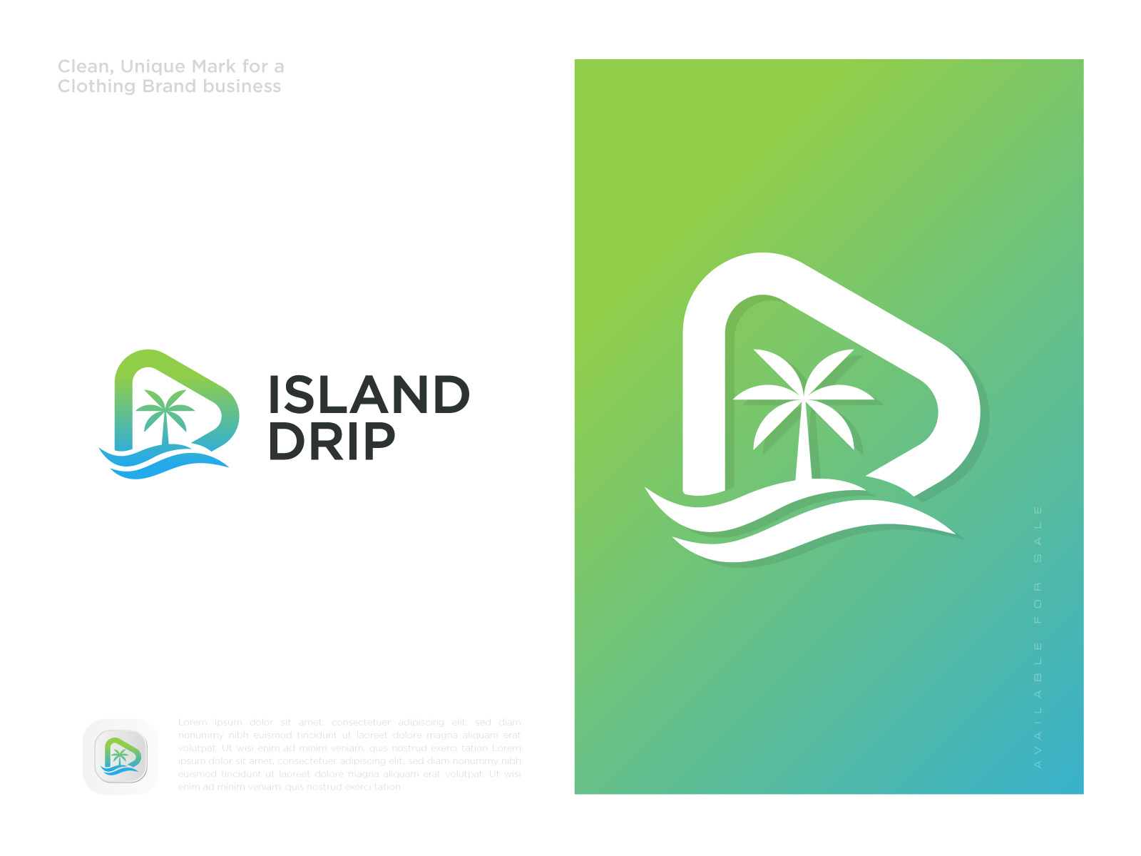 Island Logo by DeftBranding | Logo Design for CleverTheories on Dribbble