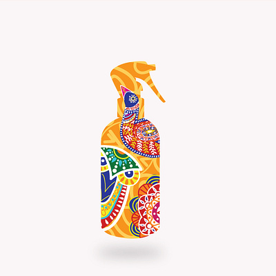 Sanitizer Boishakh boishakh branding desi design digital illustration motifs warm color