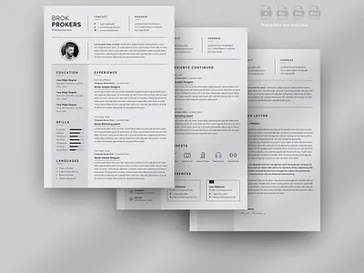 Resume clean resume creative resume job seekers