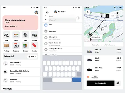 Uber EV adobe illustrator adobe photoshop adobe premiere app design cars climate climate tech design electric car electric vehicles environment figma freelance hybrid sustainability uber ui ui design ux ux design