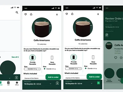Starbuck Reusable adobe premiere app app design climate coffee cups design environment figma freelance plastic recycle reusable starbucks sustainability ui ui design ux ux design