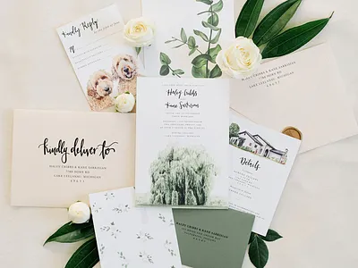 Vineyard Wedding Invitation