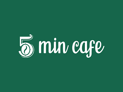 5 Minute Cafe logo/ Logo Design 3d app logo app logo branding café logo coffee logo design digital logo food logo identity mark logo logo design logo ideas logo inspiration logomark logos marketing logo modern logo start up logo time logo vintage logo