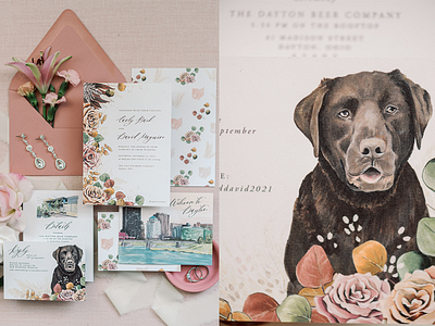 Rustic Boho Wedding Invitation