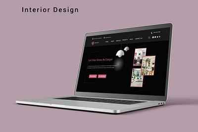 Interior Design Landing page banner branding creative design design figma graphic design interior design interior home page interior landing page interior ui interior web template landing page logo responsive design social media ad ui ui design ui ux ux web design