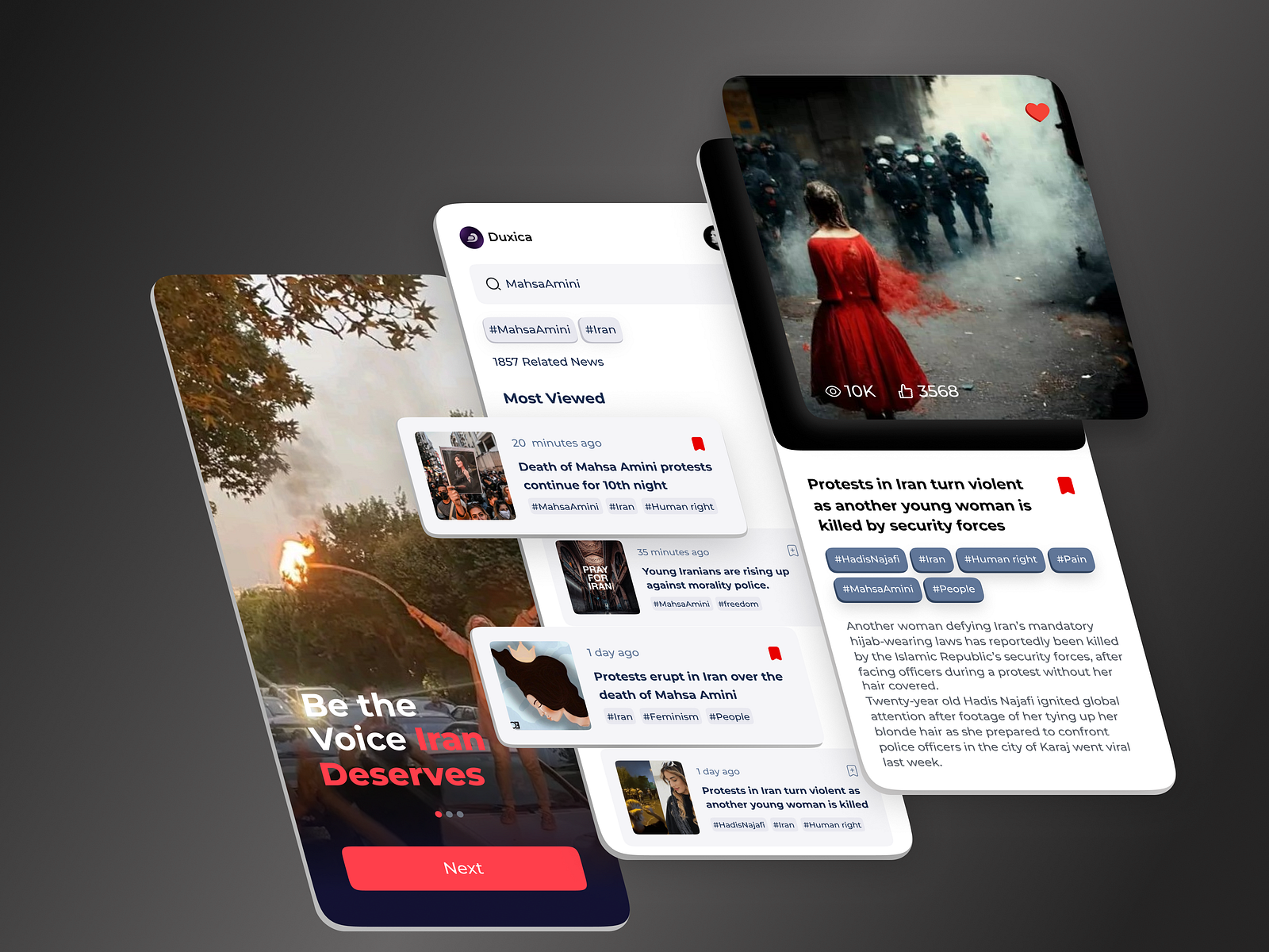 Be The Voice Iran Deserves🖤 by Saina for Duxica on Dribbble