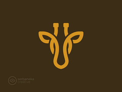 Giraffe Minimal Logo animal animals app icon branding company logo giraffe giraffes graphic design illustration logo logo designer logo inspirations mark minimal monogram monoline serbaneka creative simple simply ui