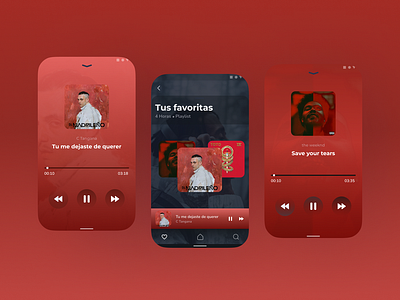 Music player App | UI app argentina design graphic design music player ui ui desing ux