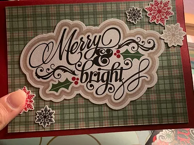 Homemade greeting card | Christmas