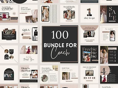 Business Life Coaching Instagram Post Templates Canva business coach canva instagram instagram business instagram coach instagram post template