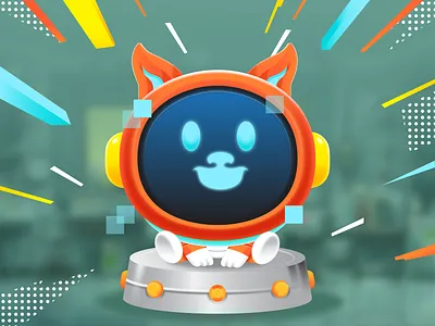 Powdroid character character design design illustration vector