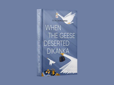 Book cover illustrations draw goose illustration ukraine