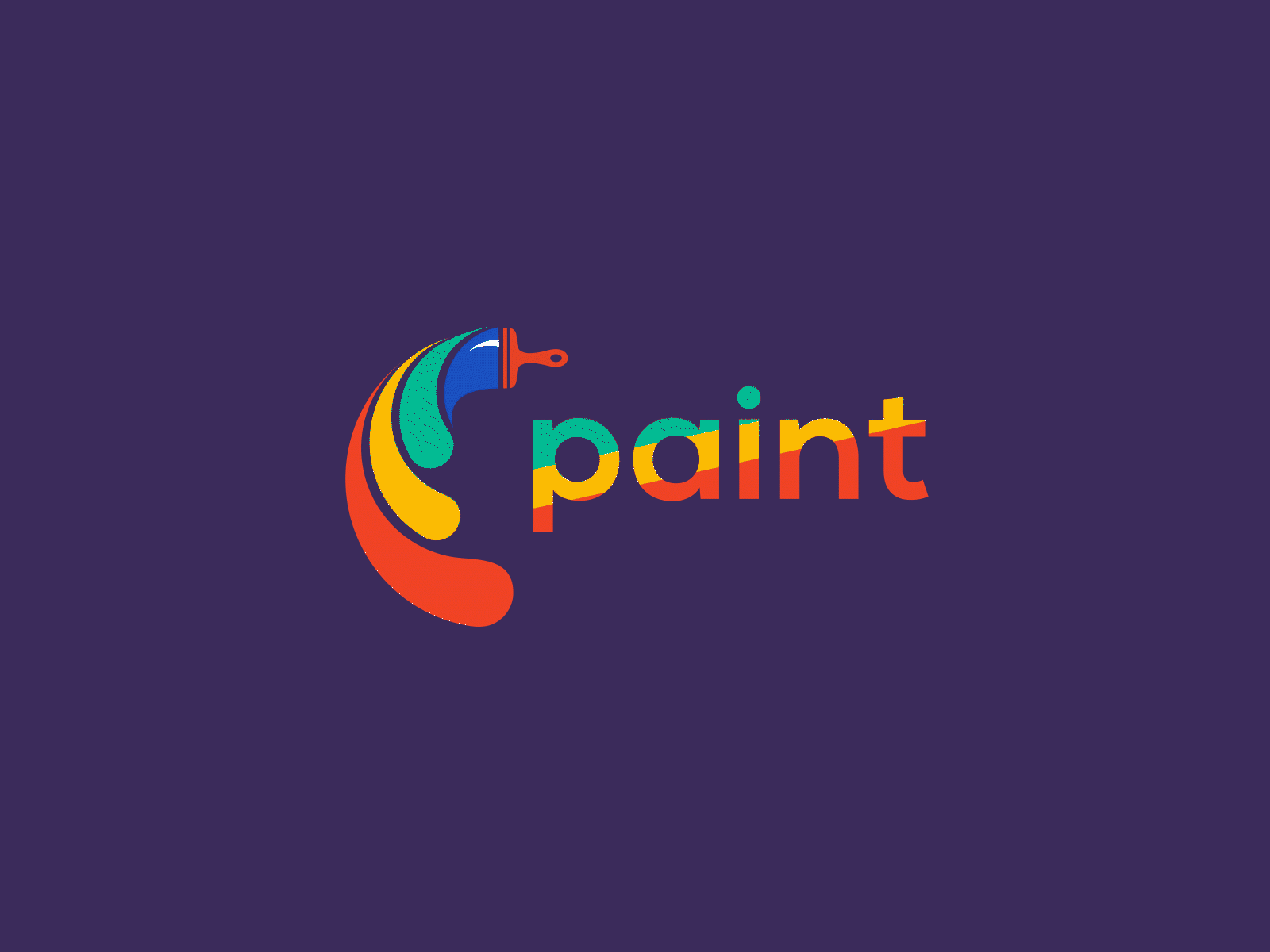 Paint-Custom Logo Animation animation logo animation motion graphics