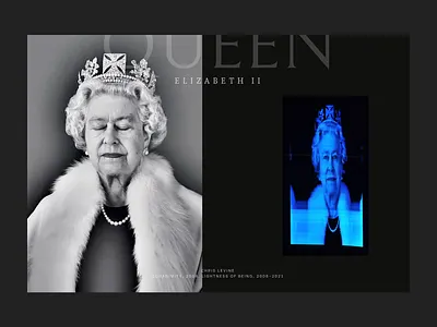 Queen | Website Design branding fashion gallery graphic design home page interface landing landingpage minimal photography queen typography ui web webdesign